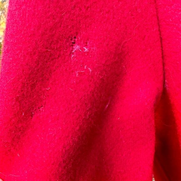 Kristen Blake Red Wool jacket - Picture 3 of 9